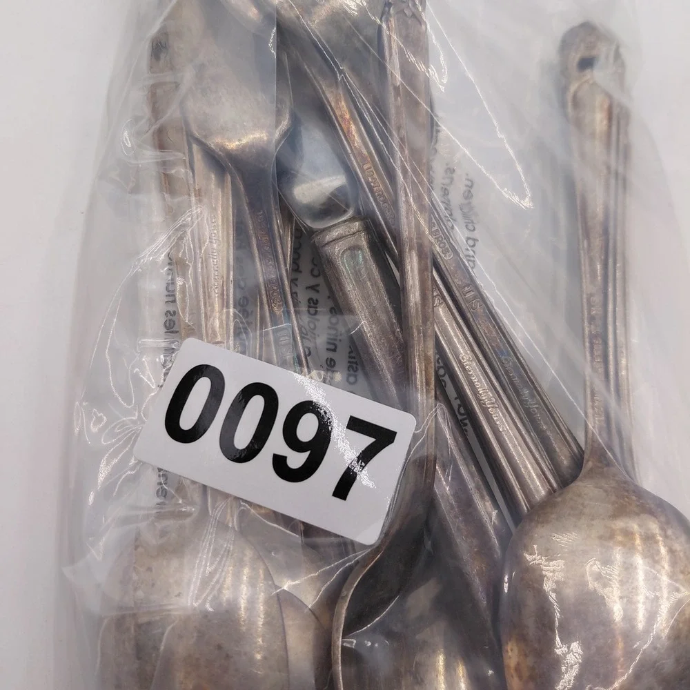 1847 Rogers Bros Eternally Yours Silverplate Flatware Lot 13 Pcs Floral Cut Out